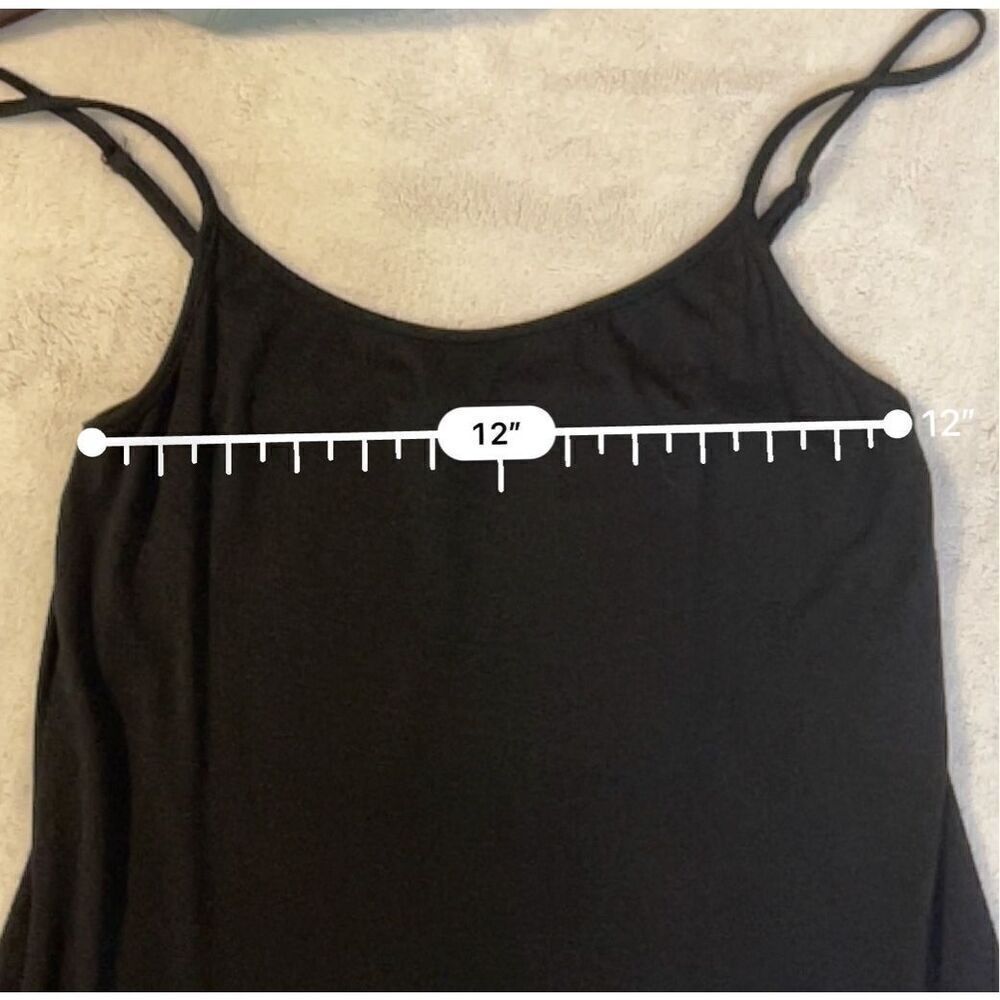Women’s Black Dress Extender Layered Hem SMALL - Picture 5 of 6
